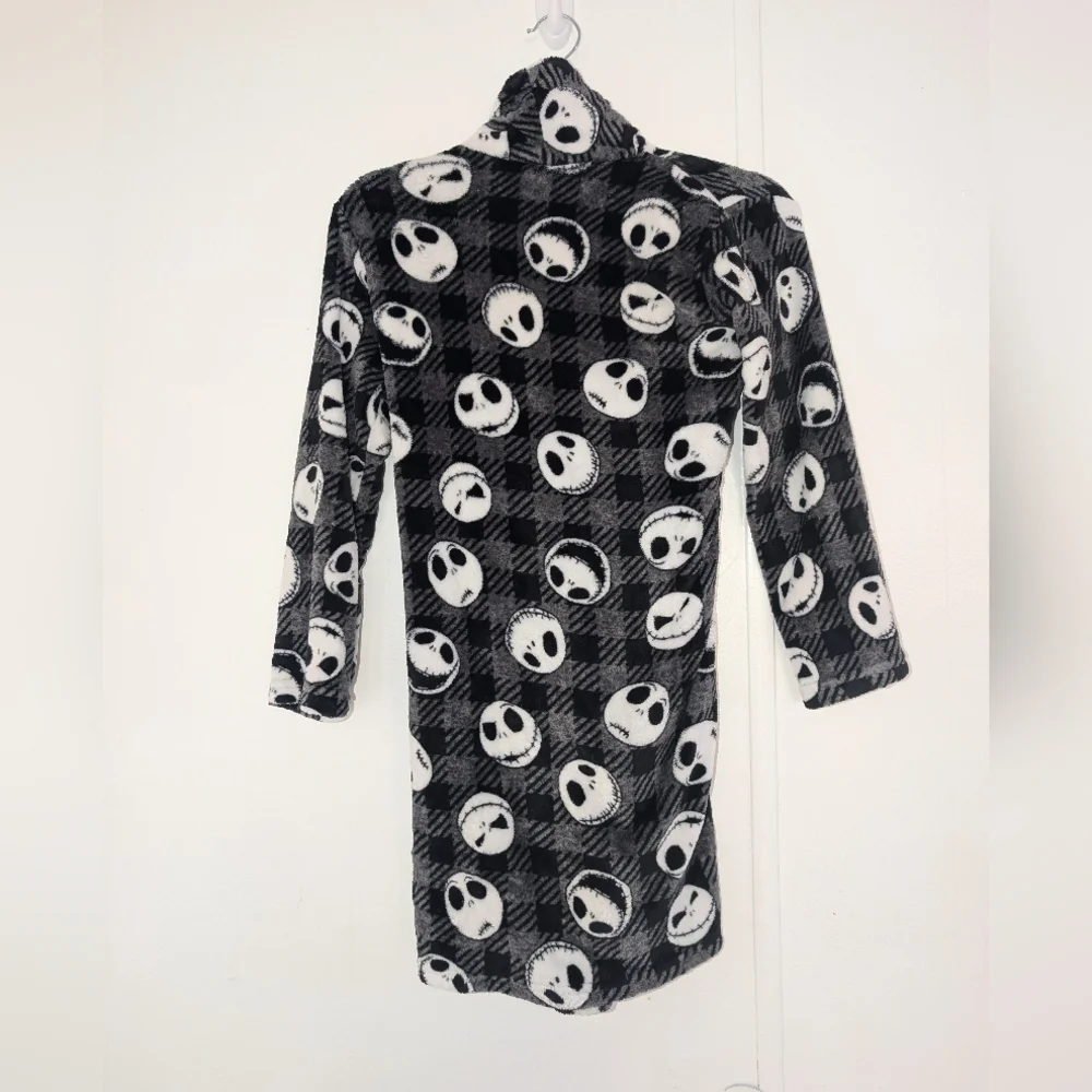 Disney Black and White Nightmare Before Christmas Robe